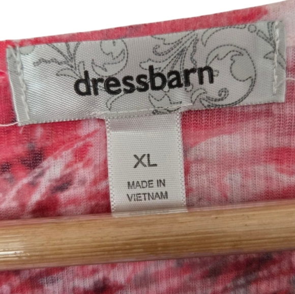 NWOT Dress Barn Floral Bedazzled Blouse Size Xl - Picture 4 of 4